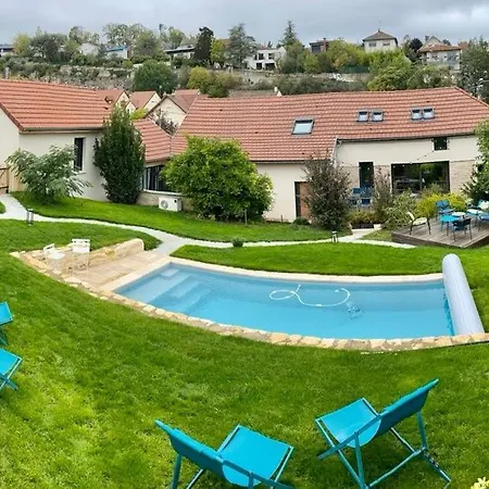 Proche Centre Ville, Gite 4 Etoiles Avec Piscine Dijon Exterior photo